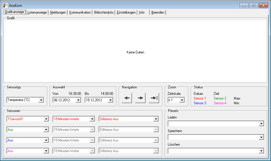 Programm - erster Start