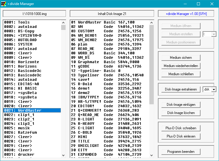 Divide Manager Bild